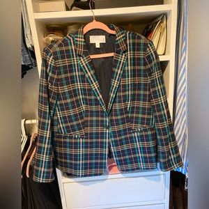 Boss Hugo Boss jacket, size XL, blue turquoise plaid
